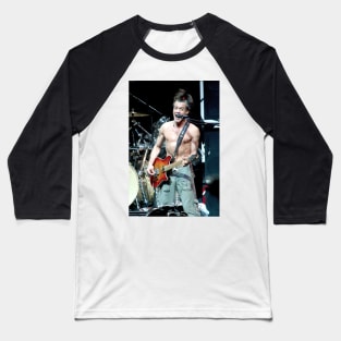 Eddie VanHalen Photograph Baseball T-Shirt